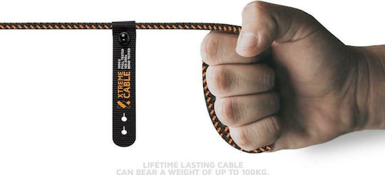 Xtorm Xtreme Braided USB to Lightning Cable Πορτοκαλί 1.5m