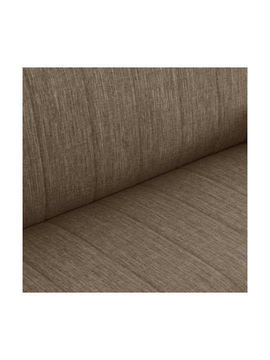 Andri Dreisitzer Sofa mit Stauraum in Braun 180x72x77cm