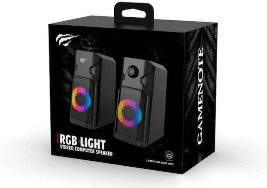 Havit SK204 2.0 Speakers with RGB 3W Black
