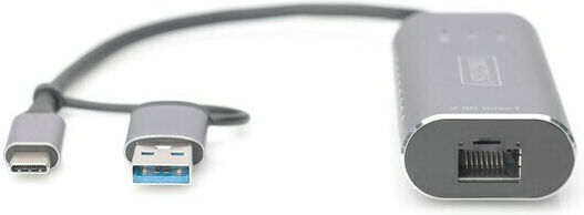 Digitus DN-3028 USB-C Адаптер за Мрежа с Проводниково Свързване Gigabit Ethernet