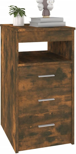 Wooden Bedroom Chest of Drawers with 3 Drawers 50x40x76cm