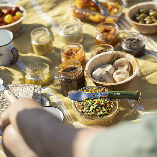 Opinel Nomad Picnic Plus Πολυεργαλείο Καφέ σε Θήκη