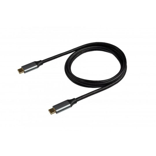 Xtorm MOB XWD001 Dockingstation für Laptops mit USB-C / Dual USB-C HDMI/DisplayPort 4K Ethernet und Verbindung 2 Monitore Grau