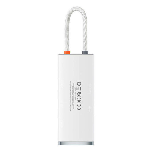 Baseus Lite Series USB-C Dockingstation für Laptops mit HDMI Weiß