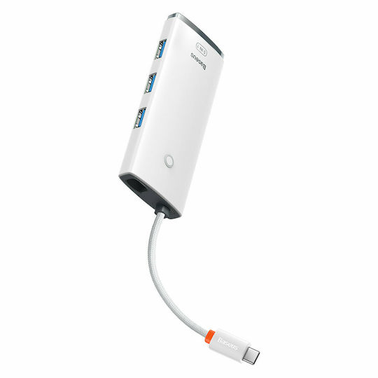 Baseus Lite Series USB-C Dockingstation für Laptops mit HDMI Weiß
