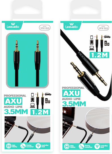 Leewello 3.5mm Jack Cable Male to Male Black 1.2m