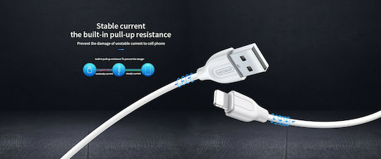 Joyroom S-L352 LED USB 2.0 до микро USB кабел Черен 1м 1бр