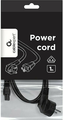 Gembird Schuko - IEC C5 Cable 1m Black (PC-186-ML12-1M)