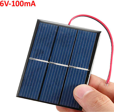 Invictus Ηλιακό Panel Φορτιστής 0.6W (Επαναφορτιζόμενων Μπαταριών) (SMM-6V)