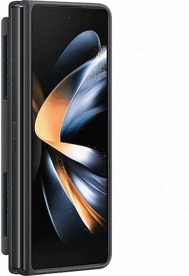 Samsung Umschlag Rückseite Silikon Schwarz (Galaxy Z Fold4)