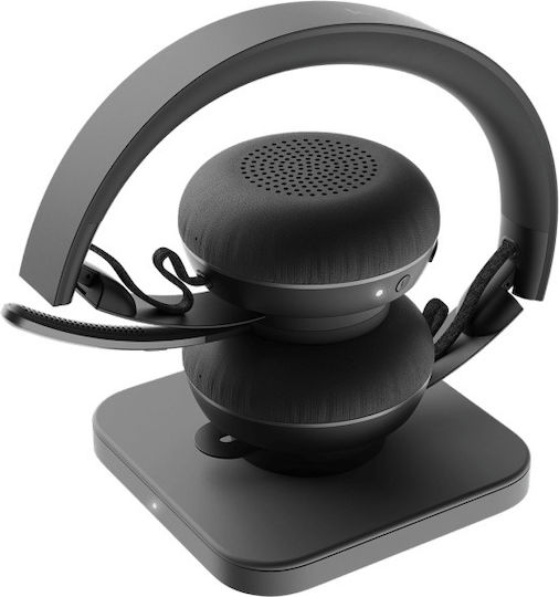 Logitech Zone Wireless (UC) On Ear Multimedia Ακουστικά με μικροφωνο και σύνδεση Bluetooth / USB-A