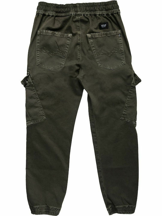 Kids Trousers Cargo Khaki