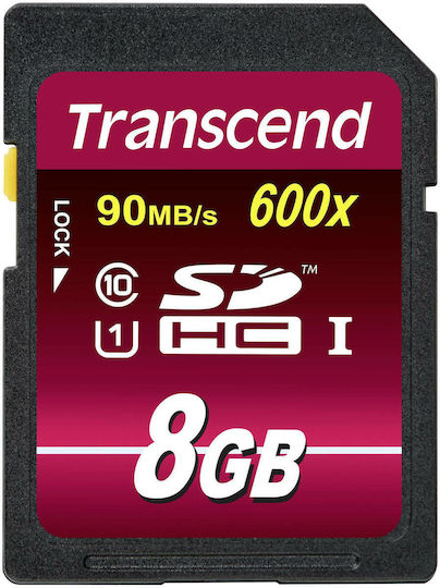 Transcend Transcend Ultimate 600x SDHC 8GB U1 UHS-I