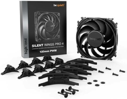 Be Quiet Silent Wings 4 Pro Gehäuselüfter 120mm (3000rpm / 83,9cfm) Ohne LEDs Verbindung 4-Pin PWM