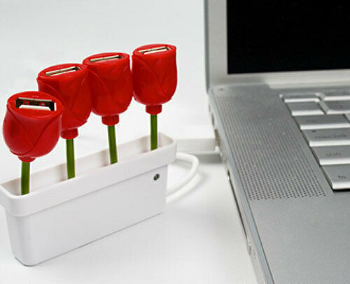 Gowireless Tulip Hub 4 Θυρών USB 2.0 με σύνδεση USB-A Λευκό