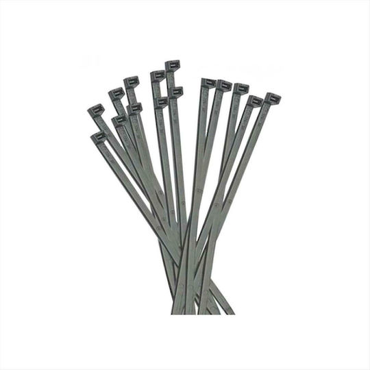 Elematic Cable Ties Plastic 240mm x 7.8mm in Black Colour (100 pcs) (5325E)
