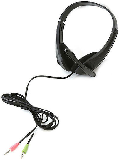 Omega Freestyle Casco FH4088 On Ear Multimedia Headphone with Microphone 3.5mm Jack Blue