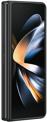 Samsung Slim Standing Cover Back Cover Σιλικόνης Μαύρο (Galaxy Z Fold4)