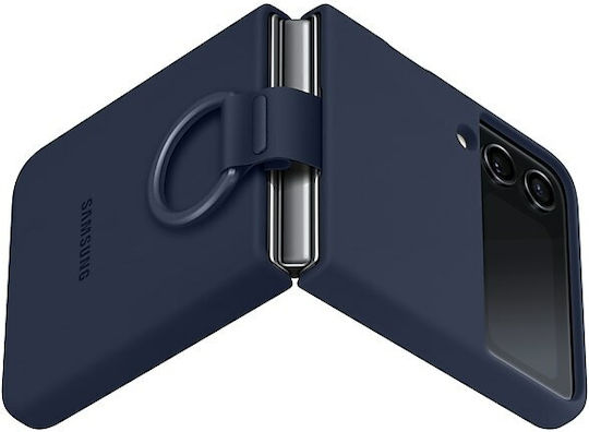 Samsung Back Cover Σιλικόνης Navy Μπλε (Galaxy Z Flip4)