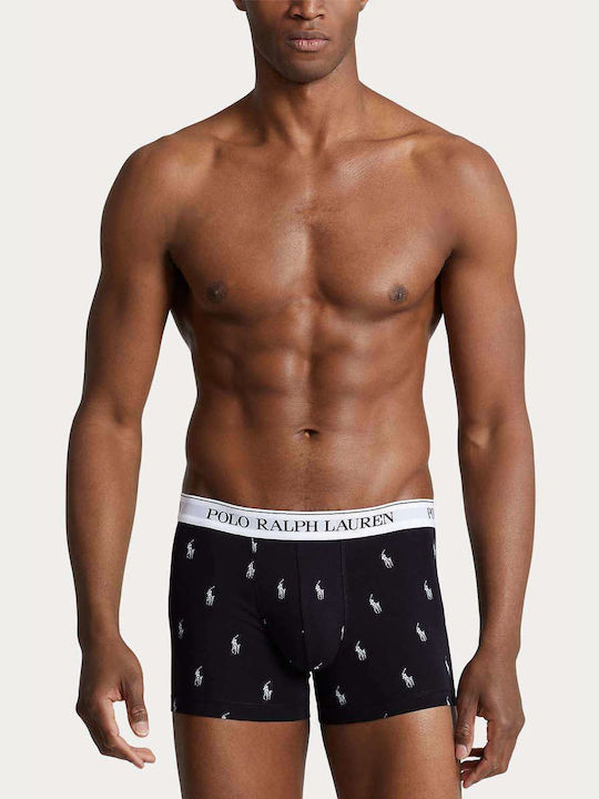 Ralph Lauren Herren Boxershorts Black/Grey/White 3Packung