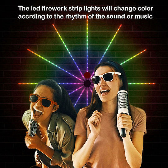 Ezra Smart LED Strip USB 5V RGB Light 5m Type SMD5050 with Power Supply & Remote Control