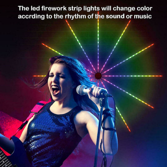 Ezra Smart LED Strip USB 5V RGB Light 5m Type SMD5050 with Power Supply & Remote Control