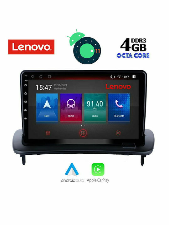 Lenovo Car Audio System for Volvo C30 / S40 2006-2012 (Bluetooth/USB/AUX/WiFi/GPS/Apple-Carplay/Android-Auto/CD) with Touch Screen 9"