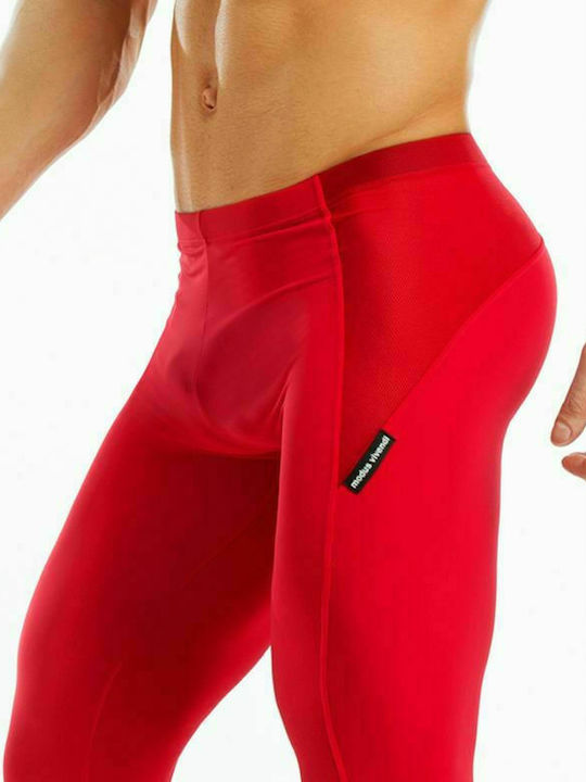 Modus Vivendi Active Long Meggings Colan sport pentru bărbați Lung Roșu