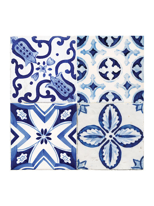 Autocolant Decorativ Placi de faianță Cover Azulejos 3buc 20x20buc Ango