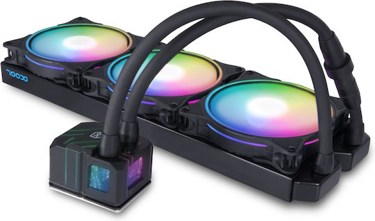 Alphacool Eisbaer Pro Aurora 420 Υδρόψυξη AIO CPU με 3 Ανεμιστήρες 140mm και RGB Φωτισμό