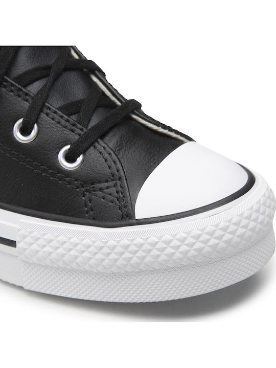 CHUCK TAYLOR ALL STAR Παιδικά Sneakers High Μαύρα