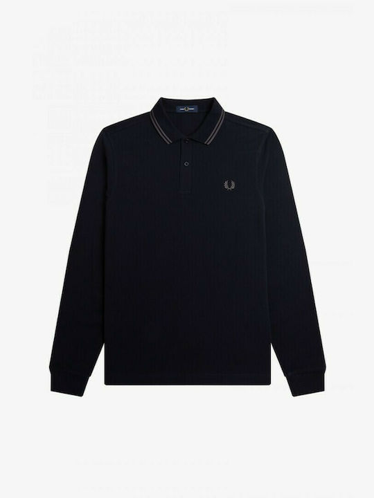 Polo Long Sleeve Blouse Navy Blue