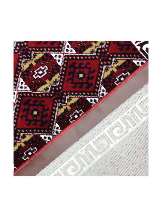 Saray Home Traditional Bedroom Rugs Set Red L0280-SET 3pcs