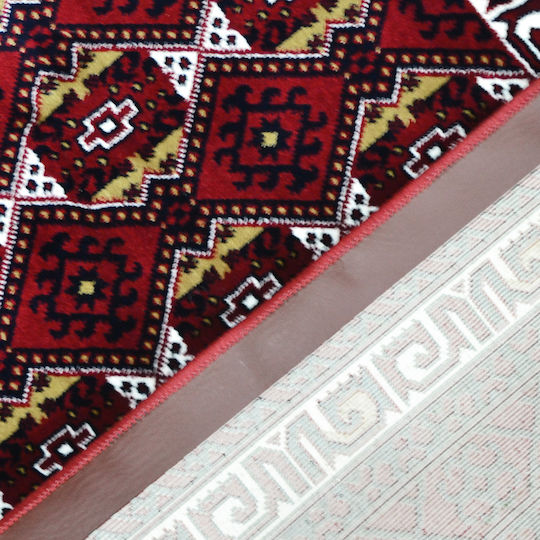 Saray Home Traditional Bedroom Rugs Set Red L0280-SET 3pcs