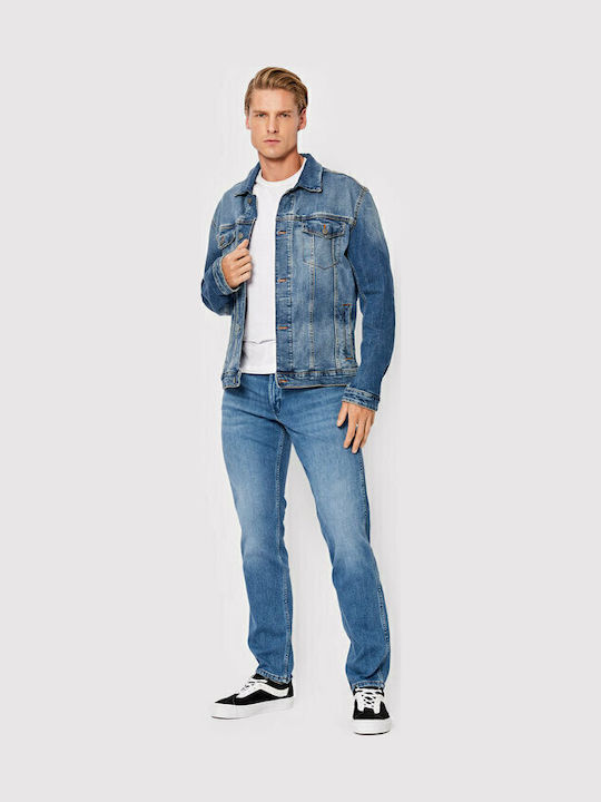 Greensboro Men's Jeans Pants with Regular Straight Fit Blue