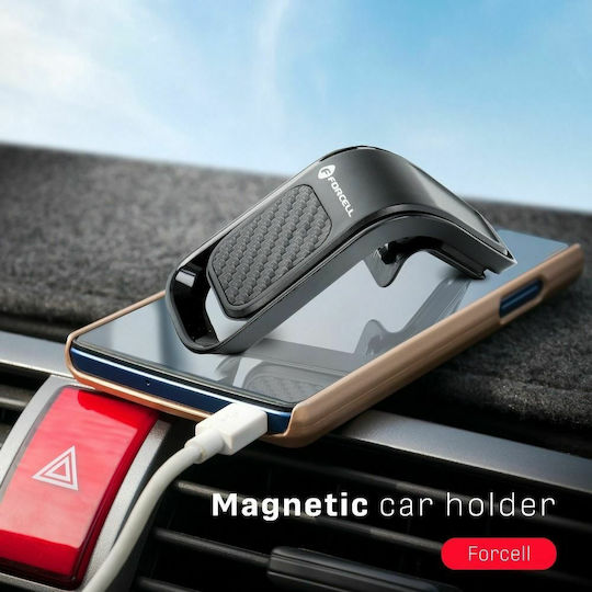 Forcell Carbon B060 Suport Auto pentru Telefon cu magnet Neagră FOCM-085024