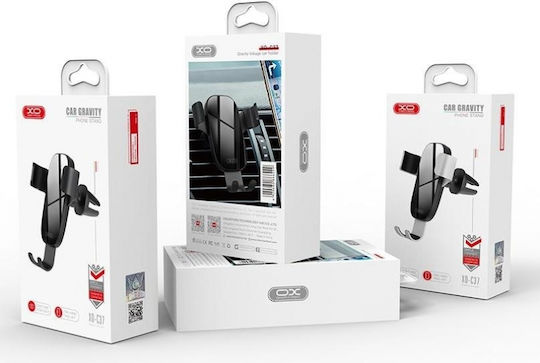 XO C37 Car Mobile Mount 4" - 7" with Adjustable Hooks Silver