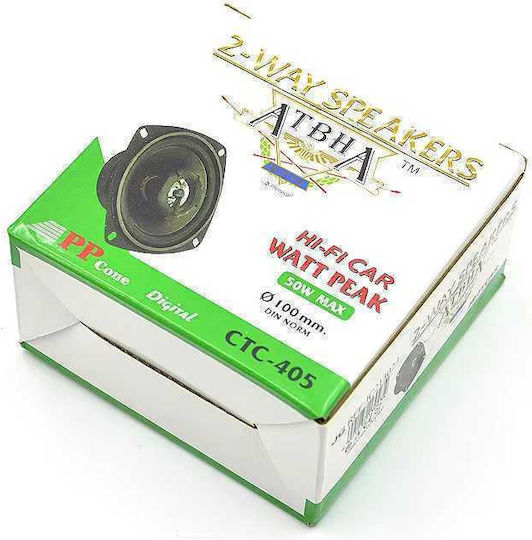 ATBHA Auto-Lautsprecher CTC-405 mit 50W RMS (2 Weg)