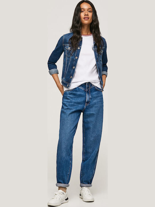 E2 Rachel Re High Waist Women's Jean Trousers in Mom Fit