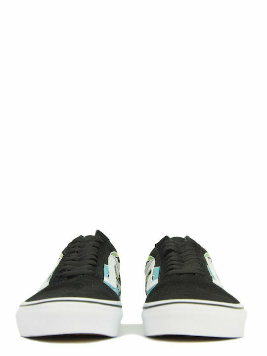 Glow Flame Old Skool Sneakers Black / White
