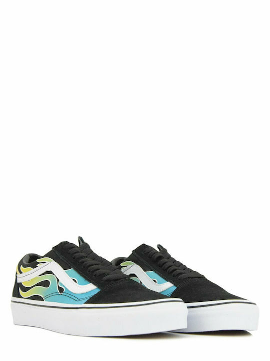 Glow Flame Old Skool Sneakers Black / White