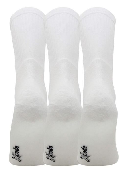 Xcode Tennis Socks White 3 Pairs