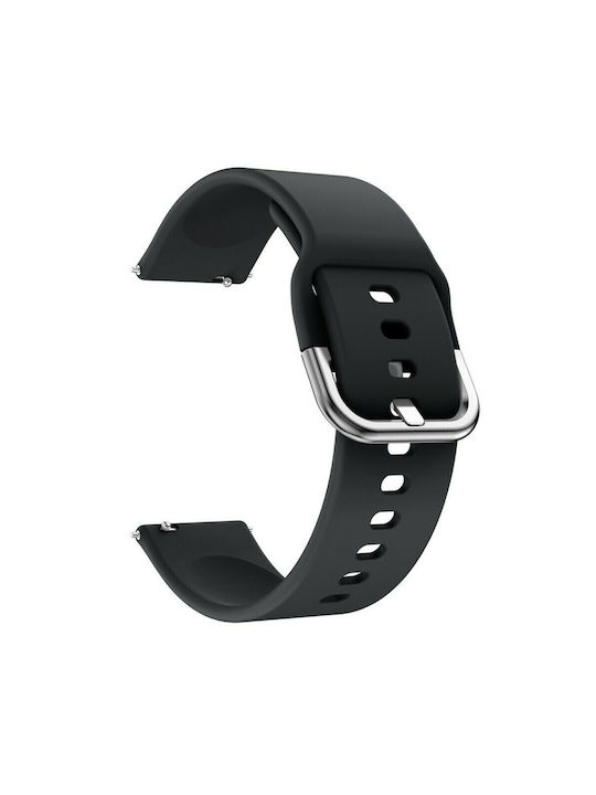 Strap Silicone Black (Galaxy Watch 42mmVivoactive 3Amazfit Bip)