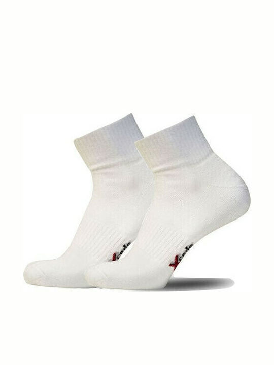 Xcode Cotton Athletic Socks White 2 Pairs