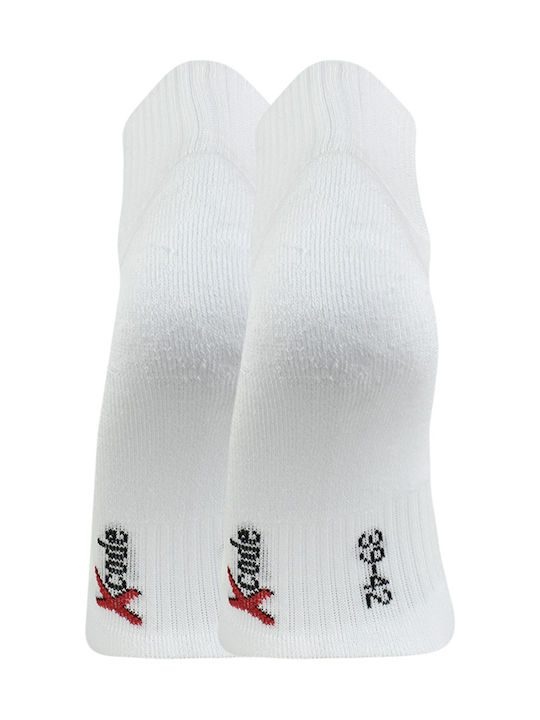 Xcode Cotton Αθλητικές Κάλτσες Λευκές 2 Ζεύγη