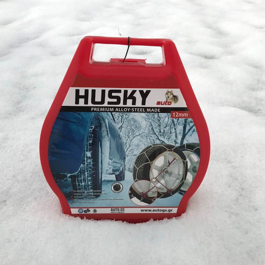 Husky No 120 No 120 Anti-slip Chains Thickness 12mm Passenger Car 2pcs