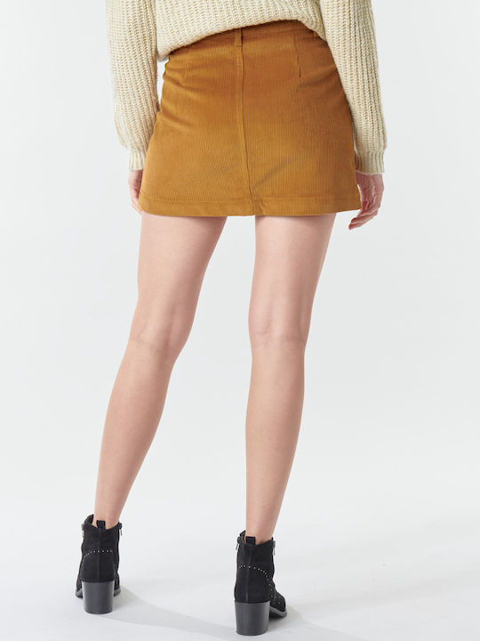 Amazing Mini Skirt Tabac Brown