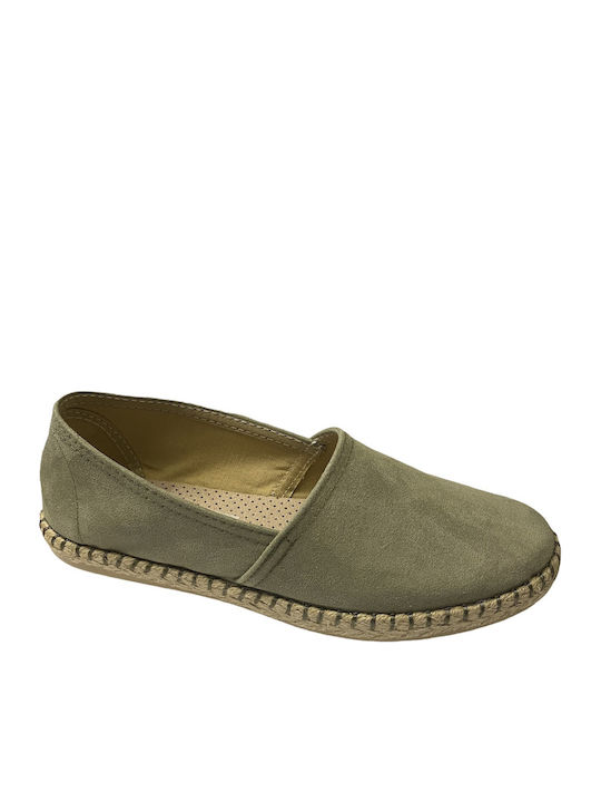 Women's Fabric Espadrilles Khaki