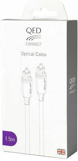 QED 1.5m TOS male Optical Cable (QE8174)