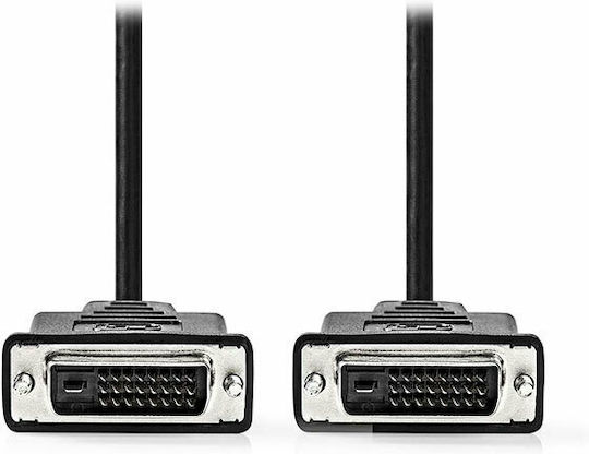 Nedis Кабел DVI-D мъжки - DVI-D мъжки 3м Черен (CCGP32001BK30)